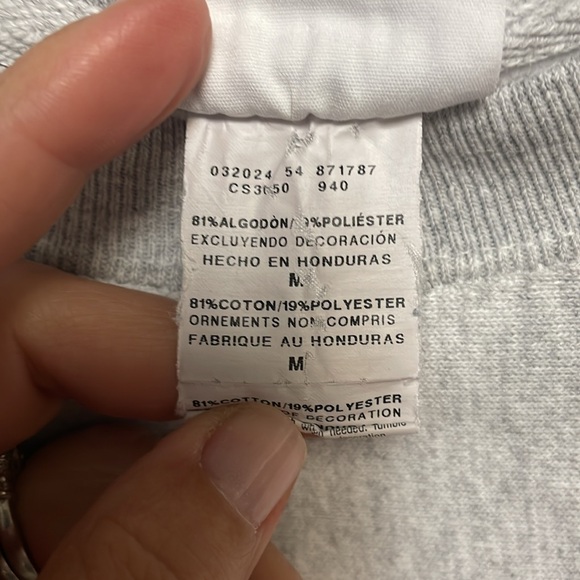 Champion Gray Sweatshirt with Orange Tennessee Logo - Picture 4 of 8